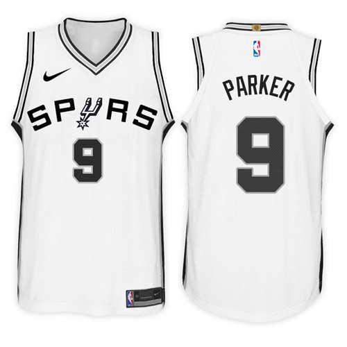 Nike NBA San Antonio Spurs #9 Tony Parker Jersey 2017-18 New Season White Jersey