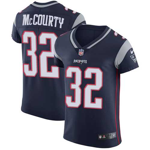 Nike New England Patriots #32 Devin McCourty Navy Blue Team Color Men's Stitched NFL Vapor Untouchable Elite Jersey