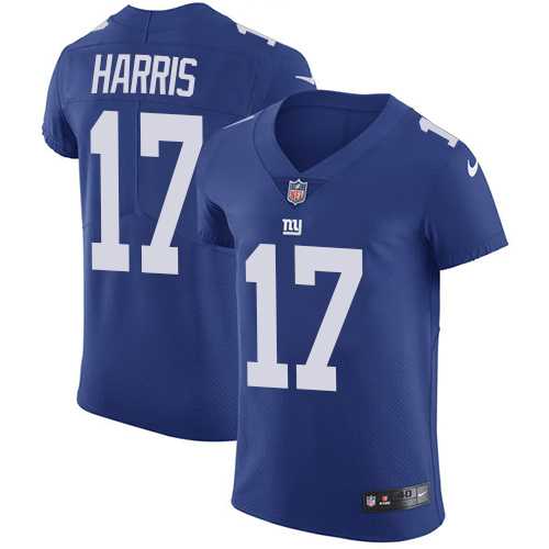Nike New York Giants #17 Dwayne Harris Royal Blue Team Color Men's Stitched NFL Vapor Untouchable Elite Jersey