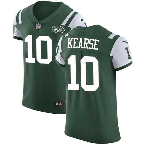 Nike New York Jets #10 Jermaine Kearse Green Team Color Men's Stitched NFL Vapor Untouchable Elite Jersey