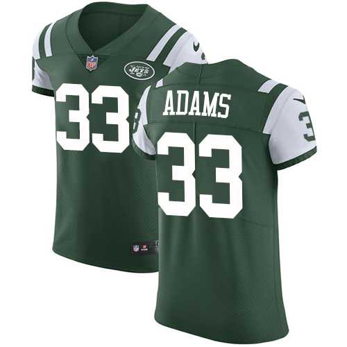 Nike New York Jets #33 Jamal Adams Green Team Color Men's Stitched NFL Vapor Untouchable Elite Jersey