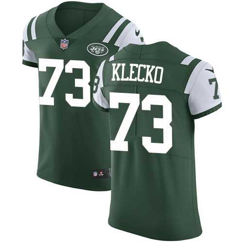 Nike New York Jets #73 Joe Klecko Green Team Color Men's Stitched NFL Vapor Untouchable Elite Jersey