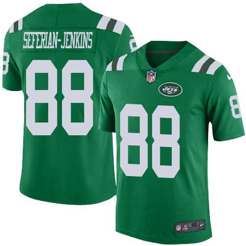 Nike New York Jets #88 Austin Seferian-Jenkins Green Men's Stitched NFL Elite Rush Jersey
