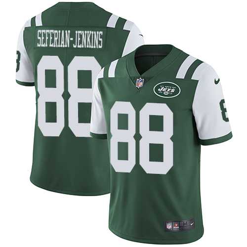 Nike New York Jets #88 Austin Seferian-Jenkins Green Team Color Men's Stitched NFL Vapor Untouchable Limited Jersey
