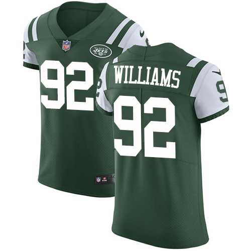 Nike New York Jets #92 Leonard Williams Green Team Color Men's Stitched NFL Vapor Untouchable Elite Jersey