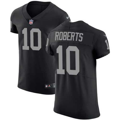 Nike Oakland Raiders #10 Seth Roberts Black Team Color Men's Stitched NFL Vapor Untouchable Elite Jersey