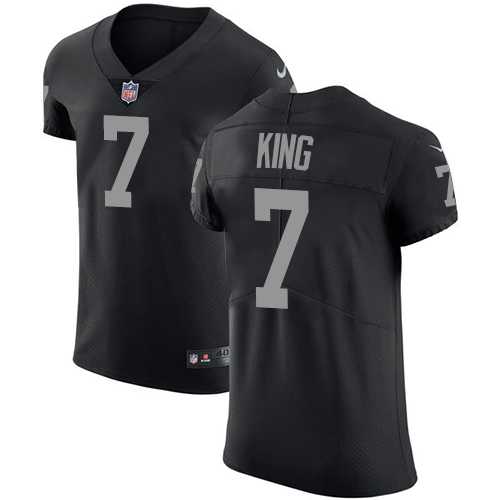 Nike Oakland Raiders #7 Marquette King Black Team Color Men's Stitched NFL Vapor Untouchable Elite Jersey
