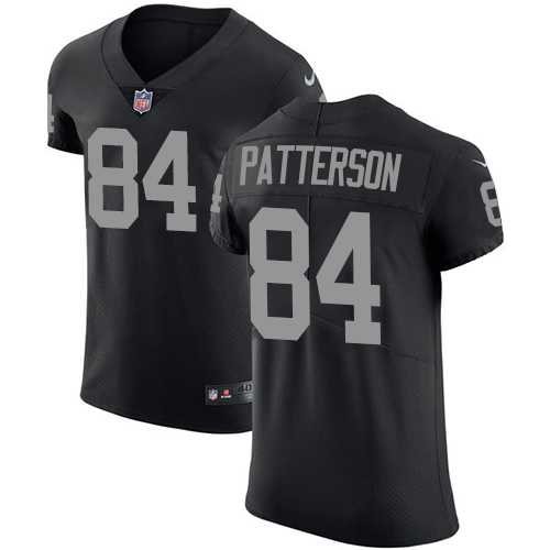 Nike Oakland Raiders #84 Cordarrelle Patterson Black Team Color Men's Stitched NFL Vapor Untouchable Elite Jersey