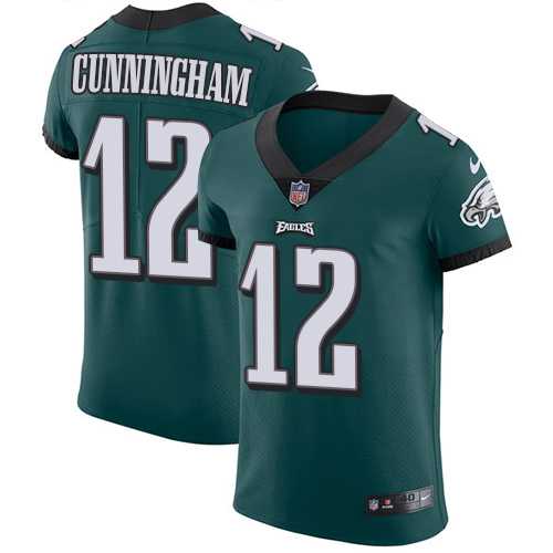 Nike Philadelphia Eagles #12 Randall Cunningham Midnight Green Team Color Men's Stitched NFL Vapor Untouchable Elite Jersey