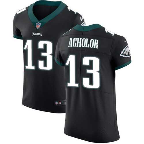 Nike Philadelphia Eagles #13 Nelson Agholor Black Alternate Men's Stitched NFL Vapor Untouchable Elite Jersey