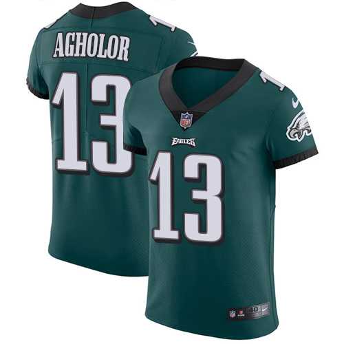Nike Philadelphia Eagles #13 Nelson Agholor Midnight Green Team Color Men's Stitched NFL Vapor Untouchable Elite Jersey