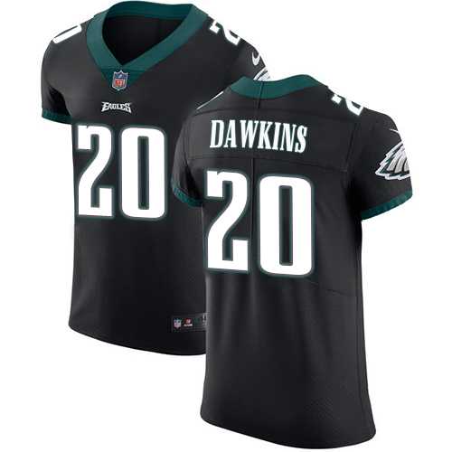 Nike Philadelphia Eagles #20 Brian Dawkins Black Alternate Men's Stitched NFL Vapor Untouchable Elite Jersey