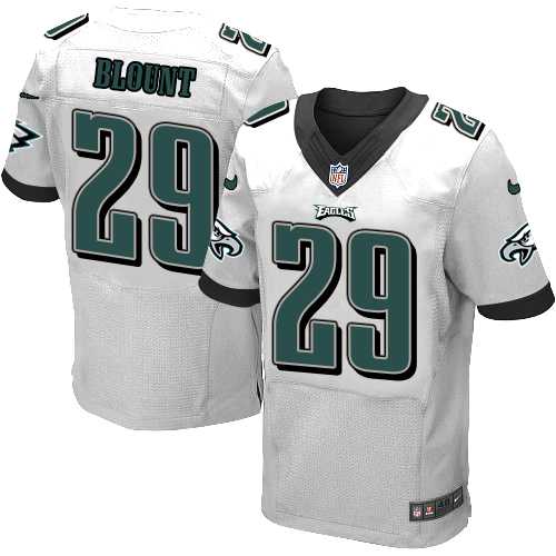 Nike Philadelphia Eagles #29 LeGarrette Blount White Men's Stitched NFL New Elite Jersey