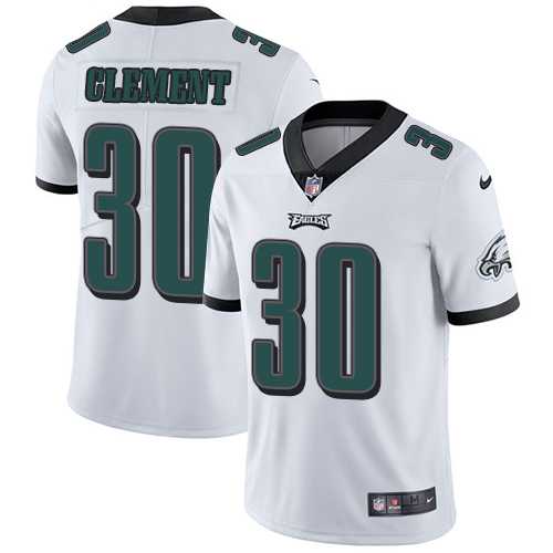 Nike Philadelphia Eagles #30 Corey Clement White Men's Stitched NFL Vapor Untouchable Limited Jersey