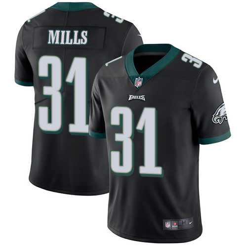 Nike Philadelphia Eagles #31 Jalen Mills Black Alternate Men's Stitched NFL Vapor Untouchable Limited Jersey