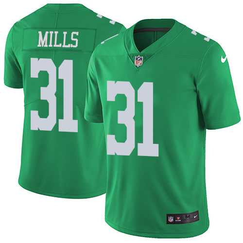 Nike Philadelphia Eagles #31 Jalen Mills Green Men's Stitched NFL Limited Rush Jersey