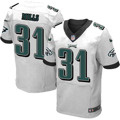 Nike Philadelphia Eagles #31 Jalen Mills White Men's Stitched NFL Elite Jersey