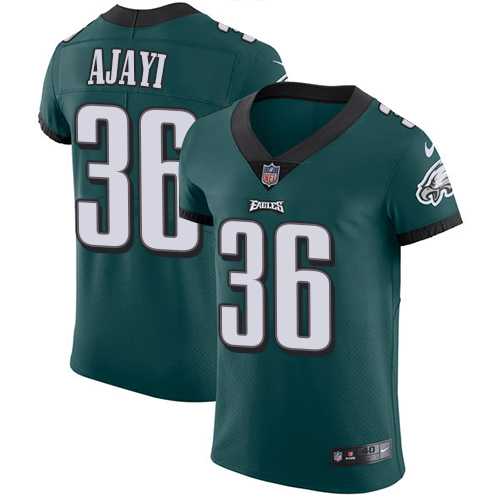 Nike Philadelphia Eagles #36 Jay Ajayi Midnight Green Team Color Men's Stitched NFL Vapor Untouchable Elite Jersey