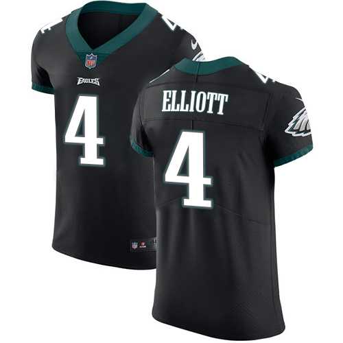 Nike Philadelphia Eagles #4 Jake Elliott Black Alternate Men's Stitched NFL Vapor Untouchable Elite Jersey