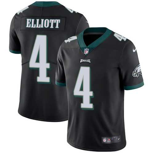 Nike Philadelphia Eagles #4 Jake Elliott Black Alternate Men's Stitched NFL Vapor Untouchable Limited Jersey