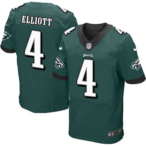 Nike Philadelphia Eagles #4 Jake Elliott Midnight Green Team Color Men's Stitched NFL New Elite Jersey
