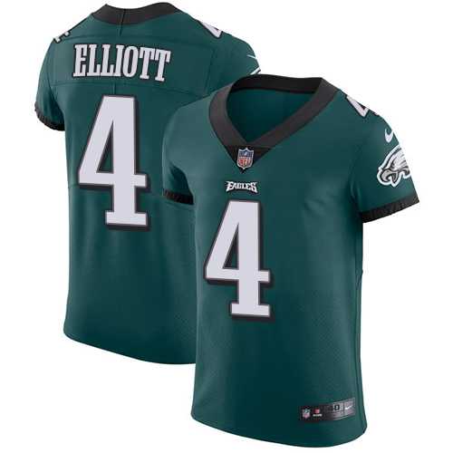 Nike Philadelphia Eagles #4 Jake Elliott Midnight Green Team Color Men's Stitched NFL Vapor Untouchable Elite Jersey