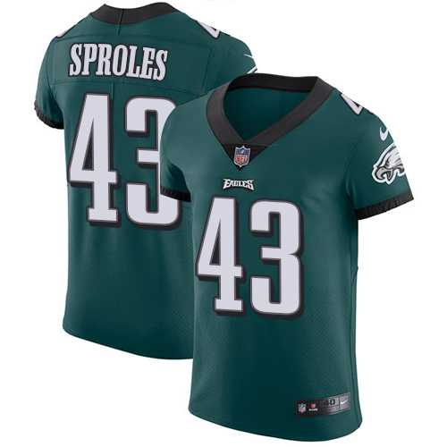 Nike Philadelphia Eagles #43 Darren Sproles Midnight Green Team Color Men's Stitched NFL Vapor Untouchable Elite Jersey