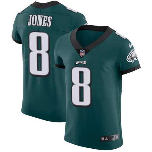 Nike Philadelphia Eagles #8 Donnie Jones Midnight Green Team Color Men's Stitched NFL Vapor Untouchable Elite Jersey