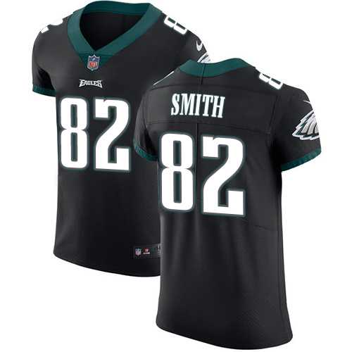Nike Philadelphia Eagles #82 Torrey Smith Black Alternate Men's Stitched NFL Vapor Untouchable Elite Jersey