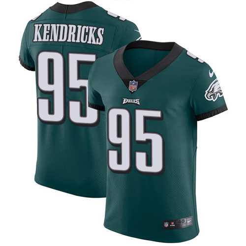 Nike Philadelphia Eagles #95 Mychal Kendricks Midnight Green Team Color Men's Stitched NFL Vapor Untouchable Elite Jersey