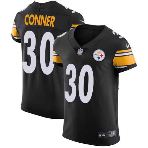 Nike Pittsburgh Steelers #30 James Conner Black Team Color Men's Stitched NFL Vapor Untouchable Elite Jersey