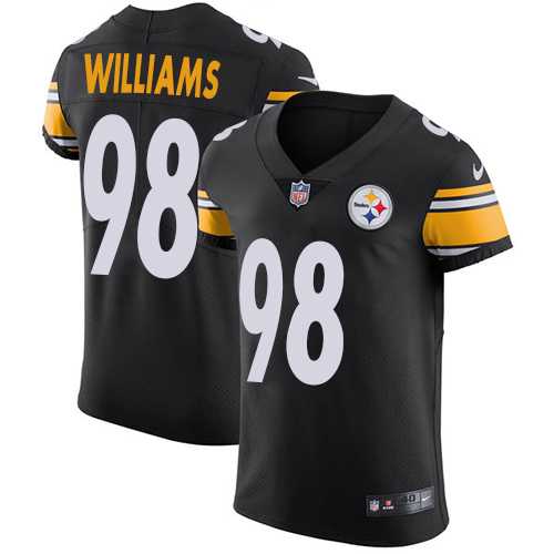 Nike Pittsburgh Steelers #98 Vince Williams Black Team Color Men's Stitched NFL Vapor Untouchable Elite Jersey