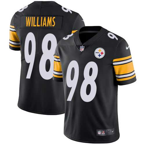 Nike Pittsburgh Steelers #98 Vince Williams Black Team Color Men's Stitched NFL Vapor Untouchable Limited Jersey