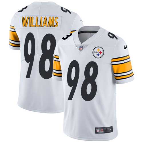 Nike Pittsburgh Steelers #98 Vince Williams White Men's Stitched NFL Vapor Untouchable Limited Jersey