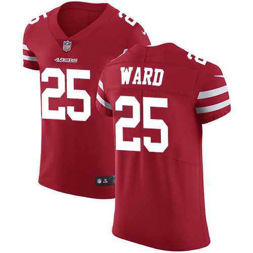 Nike San Francisco 49ers #25 Jimmie Ward Red Team Color Men's Stitched NFL Vapor Untouchable Elite Jersey