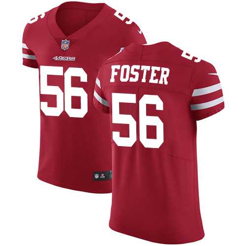 Nike San Francisco 49ers #56 Reuben Foster Red Team Color Men's Stitched NFL Vapor Untouchable Elite Jersey