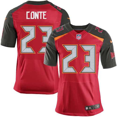 Nike Tampa Bay Buccaneers #23 Chris Conte Red Team Color Men's Stitched NFL New Elite Jersey