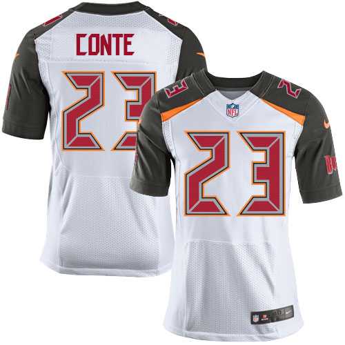 Nike Tampa Bay Buccaneers #23 Chris Conte White Men's Stitched NFL New Elite Jersey