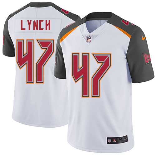 Nike Tampa Bay Buccaneers #47 John Lynch White Men's Stitched NFL Vapor Untouchable Limited Jersey