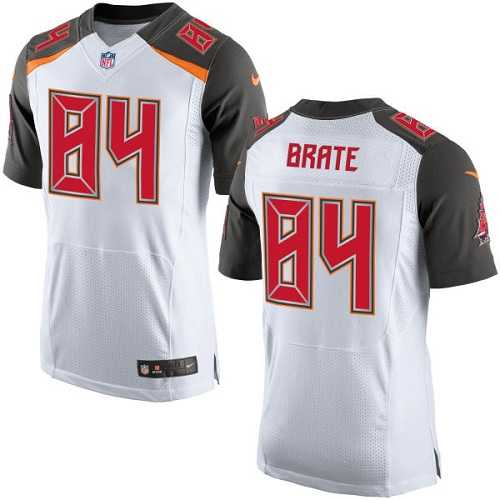 Nike Tampa Bay Buccaneers #84 Cameron Brate White Men's Stitched NFL New Elite Jersey