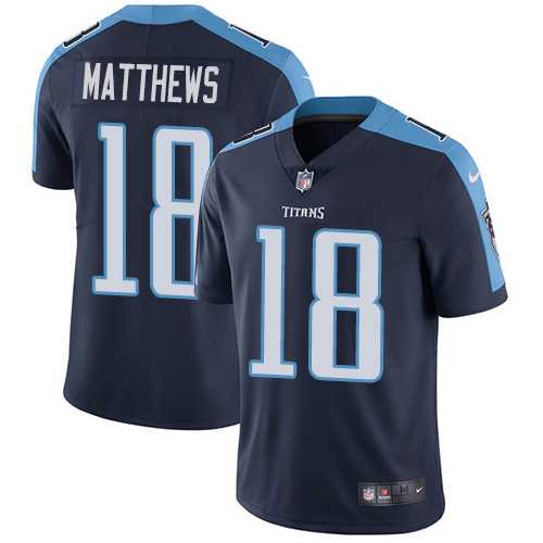 Nike Tennessee Titans #18 Rishard Matthews Navy Blue Alternate Men's Stitched NFL Vapor Untouchable Limited Jersey Nike Tennessee Titans #18 Rishard Matthews Navy Blue Alternate Men's Stitched NFL Vapor Untouchable Limited Jersey