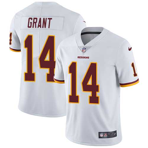 Nike Washington Redskins #14 Ryan Grant White Men's Stitched NFL Vapor Untouchable Limited Jersey
