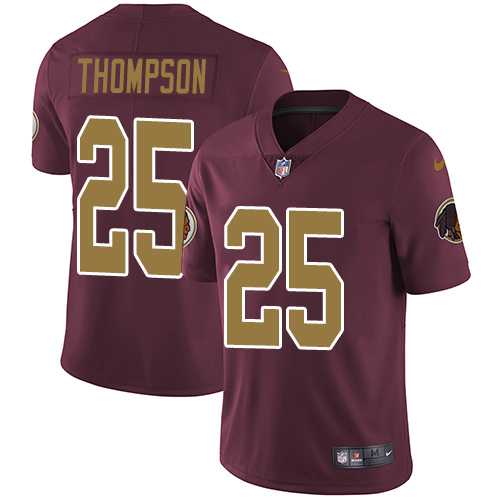 Nike Washington Redskins #25 Chris Thompson Burgundy Red Alternate Men's Stitched NFL Vapor Untouchable Limited Jersey