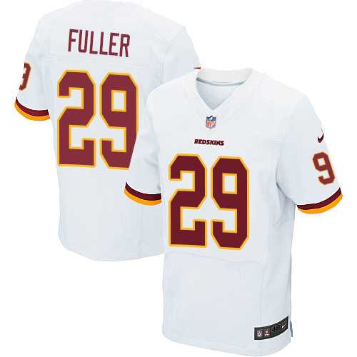 Nike Washington Redskins #29 Kendall Fuller White Men's Stitched NFL Elite Jersey