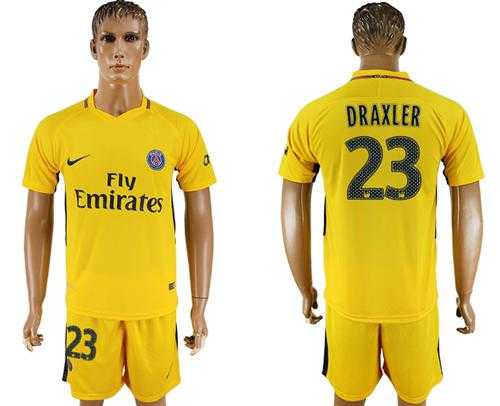 Paris Saint-Germain #23 Draxler Away Soccer Club Jersey