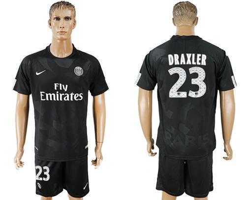 Paris Saint-Germain #23 Draxler Sec Away Soccer Club Jersey