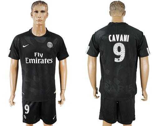 Paris Saint-Germain #9 Cavani Sec Away Soccer Club Jersey