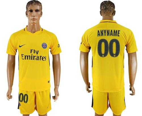 Paris Saint-Germain Personalized Away Soccer Club Jersey