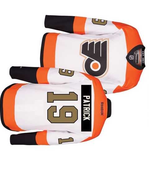 Philadelphia Flyers #19 Nolan Patrick White 3rd Stitched NHL Jersey