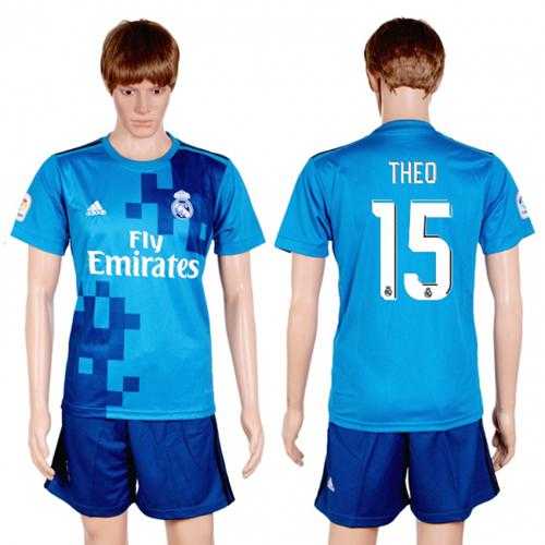 Real Madrid #15 Theo Sec Away Soccer Club Jersey